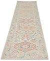 3x10 Beige and Multicolor Turkish Oushak Runner