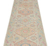 3x10 Beige and Multicolor Turkish Oushak Runner