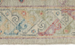 3x10 Beige and Multicolor Turkish Oushak Runner