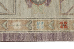 9x12 Purple and Ivory Turkish Oushak Rug