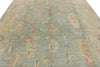 9x12 Gray and Multicolor Turkish Oushak Rug