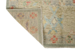 9x12 Gray and Multicolor Turkish Oushak Rug