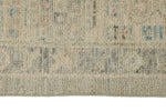 9x12 Gray and Ivory Turkish Oushak Rug