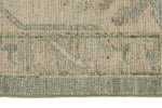 9x12 Light Green and Ivory Turkish Oushak Rug