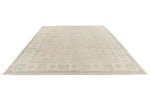 9x12 Gray and Ivory Turkish Oushak Rug