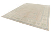 9x12 Gray and Ivory Turkish Oushak Rug