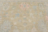 9x12 Light Gold and Ivory Turkish Oushak Rug