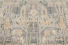 8x9 Gray and Beige Turkish Oushak Rug