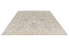 8x9 Gray and Beige Turkish Oushak Rug