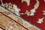 3x5 Red and Ivory Turkish Silk Rug