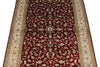 3x5 Red and Ivory Turkish Silk Rug