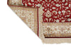 3x5 Red and Ivory Turkish Silk Rug