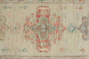 3x16 Ivory and Multicolor Turkish Oushak Runner
