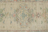3x16 Ivory and Multicolor Turkish Oushak Runner