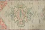 3x16 Ivory and Multicolor Turkish Oushak Runner