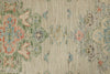 3x16 Ivory and Multicolor Turkish Oushak Runner