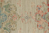 3x16 Ivory and Multicolor Turkish Oushak Runner