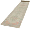 3x16 Ivory and Multicolor Turkish Oushak Runner