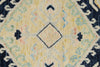 3x9 Navy and Multicolor Turkish Oushak Runner