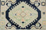 3x9 Navy and Multicolor Turkish Oushak Runner