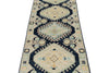 3x9 Navy and Multicolor Turkish Oushak Runner