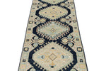 3x9 Navy and Multicolor Turkish Oushak Runner