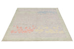 5x7 Gray and Multicolor Turkish Oushak Rug