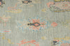 4x6 Gray and Beige Turkish Oushak Rug