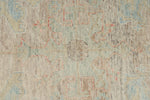 4x6 Gray and Ivory Turkish Oushak Rug