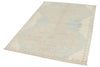 4x6 Gray and Ivory Turkish Oushak Rug