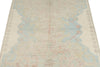 4x6 Gray and Ivory Turkish Oushak Rug