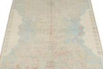 4x6 Gray and Ivory Turkish Oushak Rug