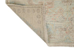 4x6 Gray and Ivory Turkish Oushak Rug