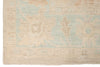 9x12 Ivory and Blue Turkish Oushak Rug