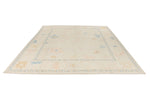 9x12 Beige and Ivory Turkish Oushak Rug