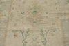 5x18 Ivory and Gray Turkish Oushak Runner
