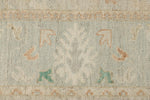 5x18 Ivory and Gray Turkish Oushak Runner