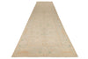 5x18 Ivory and Gray Turkish Oushak Runner