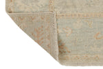 5x18 Ivory and Gray Turkish Oushak Runner