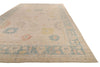 12x18 Ivory and Light Blue Turkish Oushak Rug