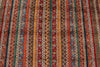 9x12 Multicolor and Red Turkish Tribal Rug