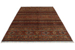 6x9 Multicolor Tribal Rug