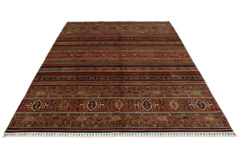 6x9 Multicolor Tribal Rug