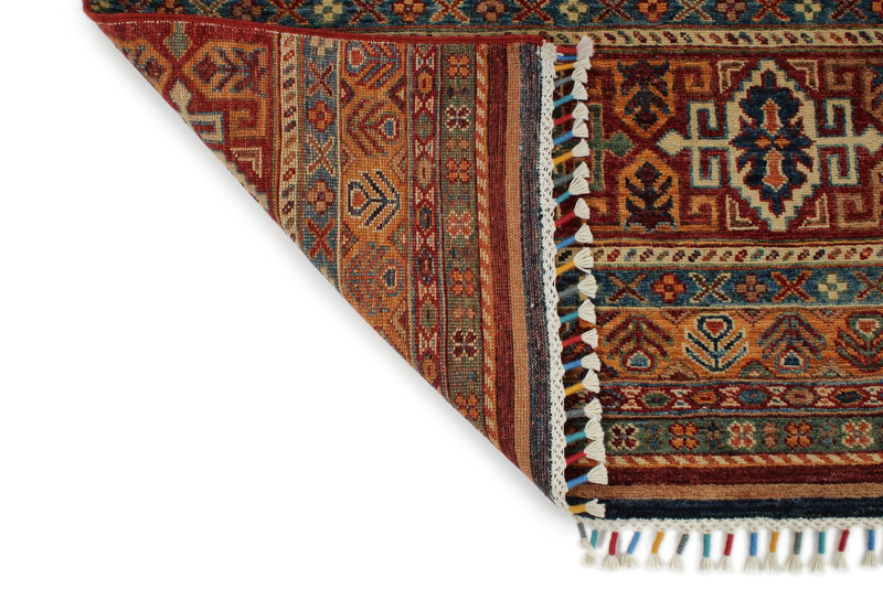 6x9 Multicolor Tribal Rug