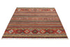 5x7 Brown and Multicolor Tribal Rug