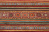 5x7 Brown and Multicolor Tribal Rug