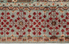 6x9 Gray and Multicolor Turkish Tribal Rug