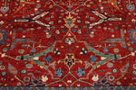 8x10 Red and Navy Anatolian Traditional Rug