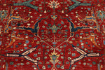 8x10 Red and Navy Anatolian Traditional Rug