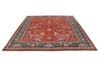 8x10 Red and Navy Anatolian Traditional Rug